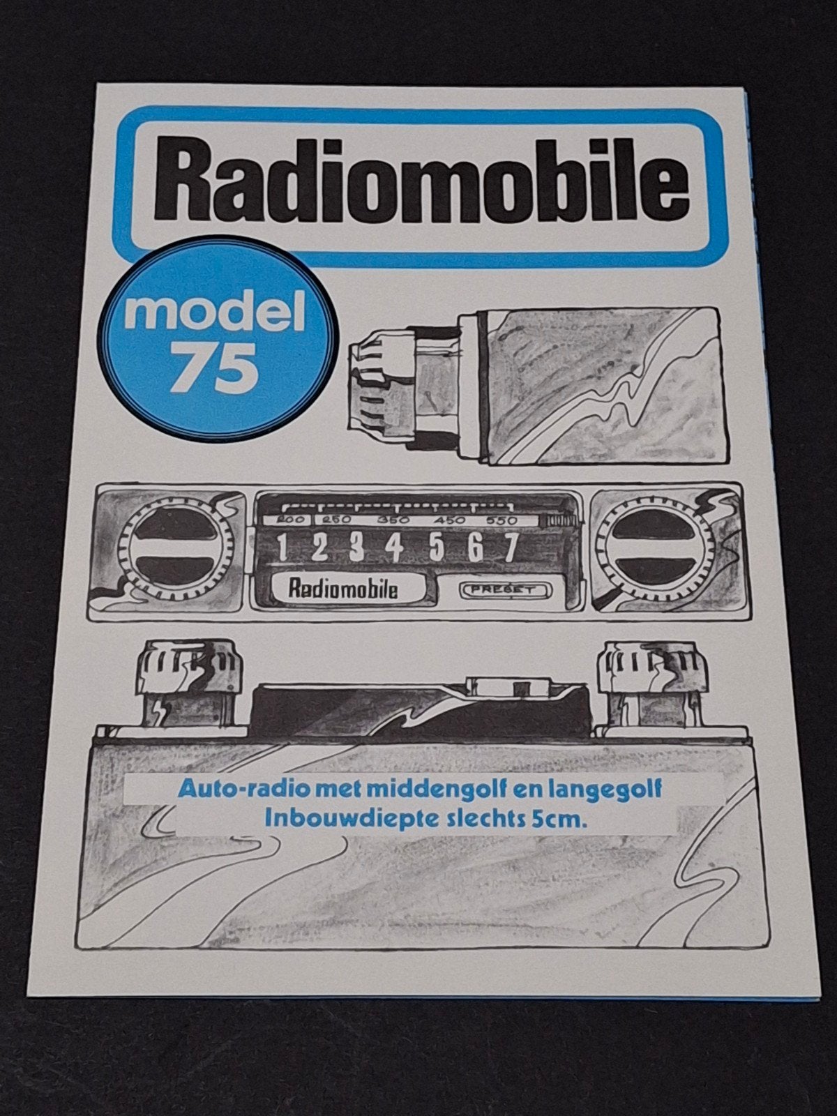 Radiomobile Autoradio folder / boekje, Ophalen of Verzenden, Zo goed als nieuw