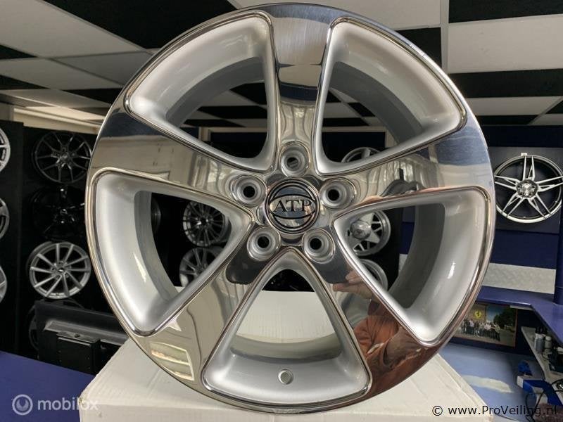 Online Veiling: ATP Inox aluminium velgenset - 5x112 7.5J..., Nieuw