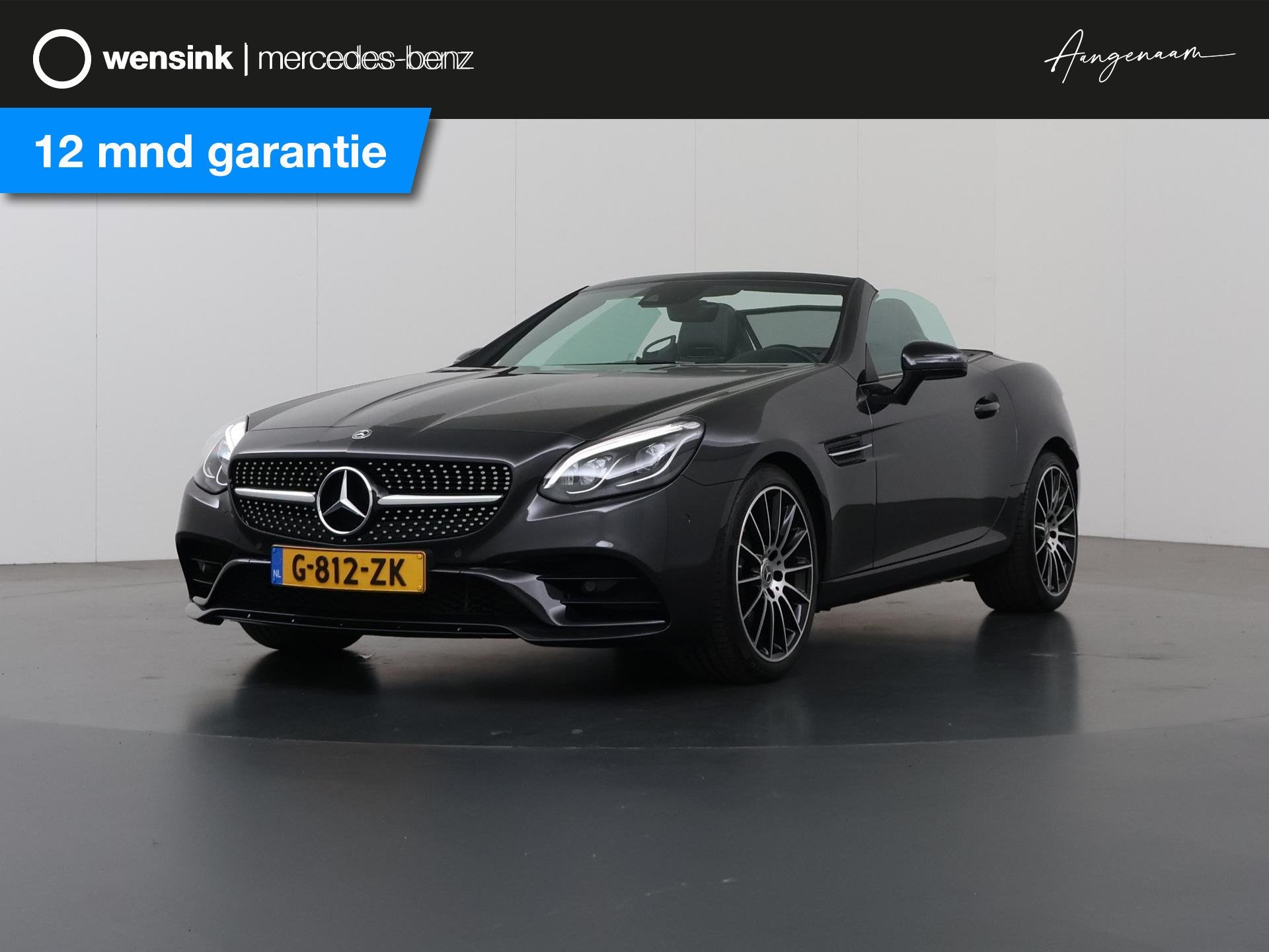 Mercedes-Benz SLC 180 | AMG | Night | Thermotronic | Achteru, Auto's, Achterwielaandrijving, Gebruikt, Cabriolet, Bedrijf
