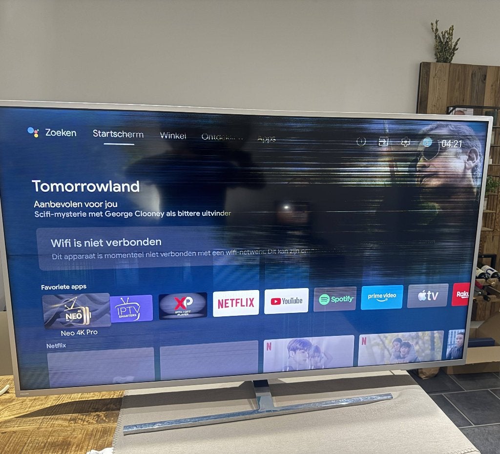 Philips 58PUS8545/12 - Ultra HD TV - Zilver defect 58 inch, Ophalen, Philips, 100 Hz, 100 cm of meer