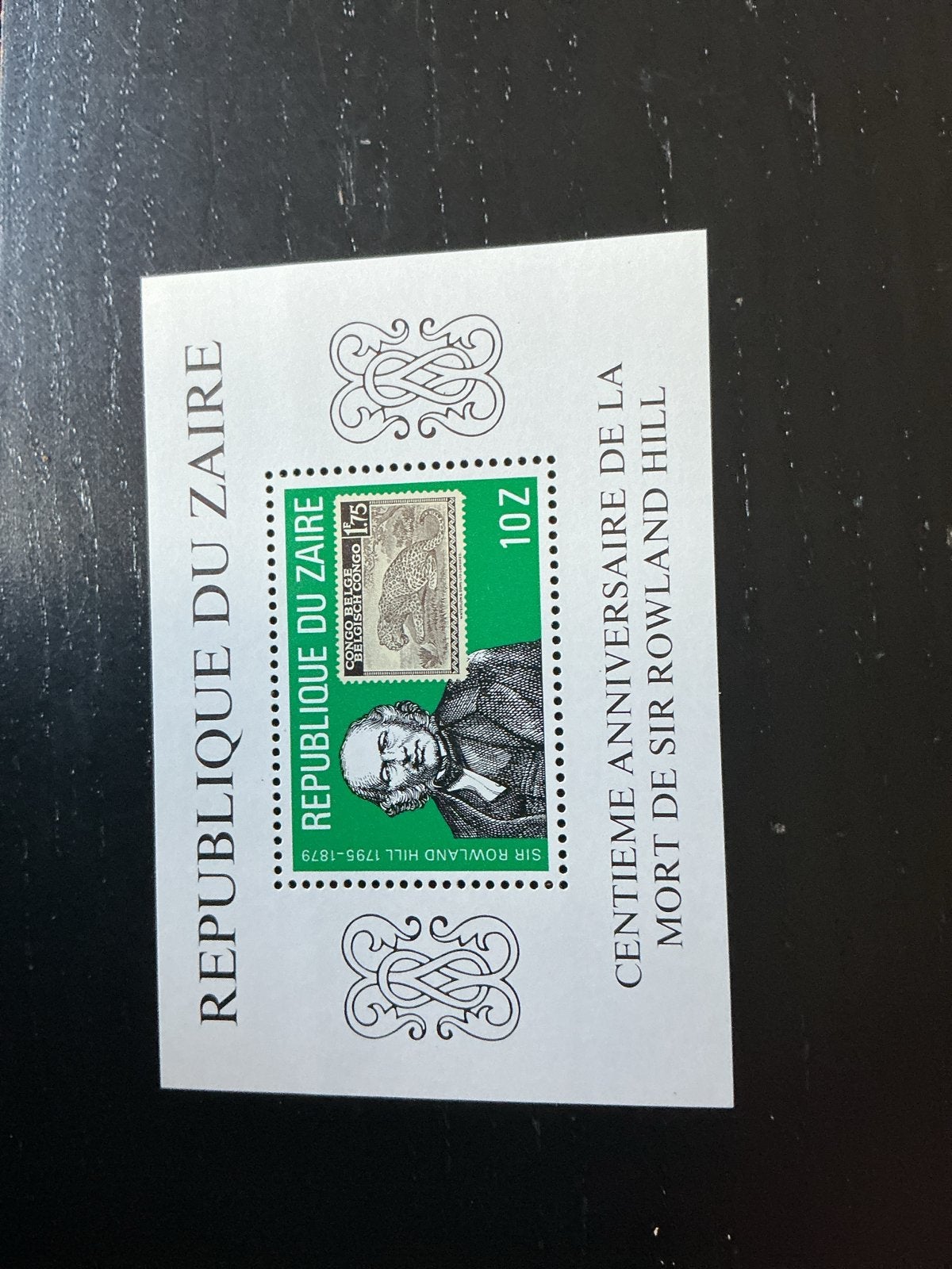 Zaire postzegel Sir Rowland Hill 1795-1879, Postzegels en Munten, Ophalen of Verzenden, Postfris