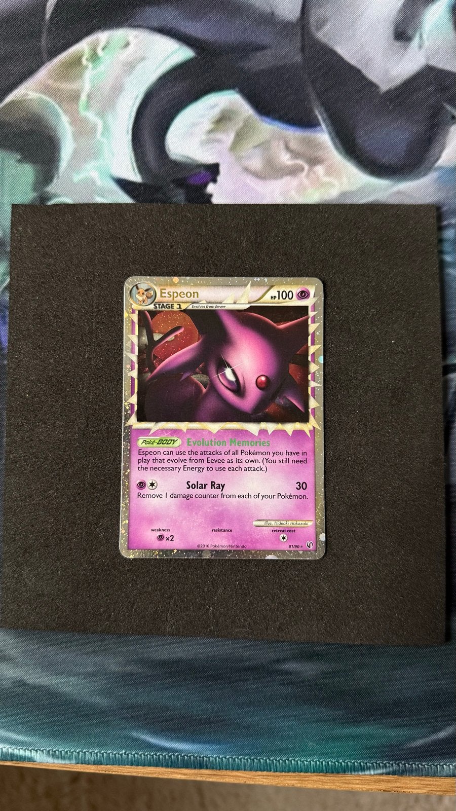 Espeon (UD 81) - Undaunted Pokémon Kaart, Ophalen of Verzenden, Gebruikt, Losse kaart, Foil