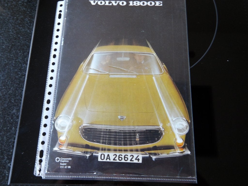Volvo 1800E Brochure - Zeldzaam Collecters Item Nl, Volvo, Zo goed als nieuw, Volvo, Ophalen of Verzenden