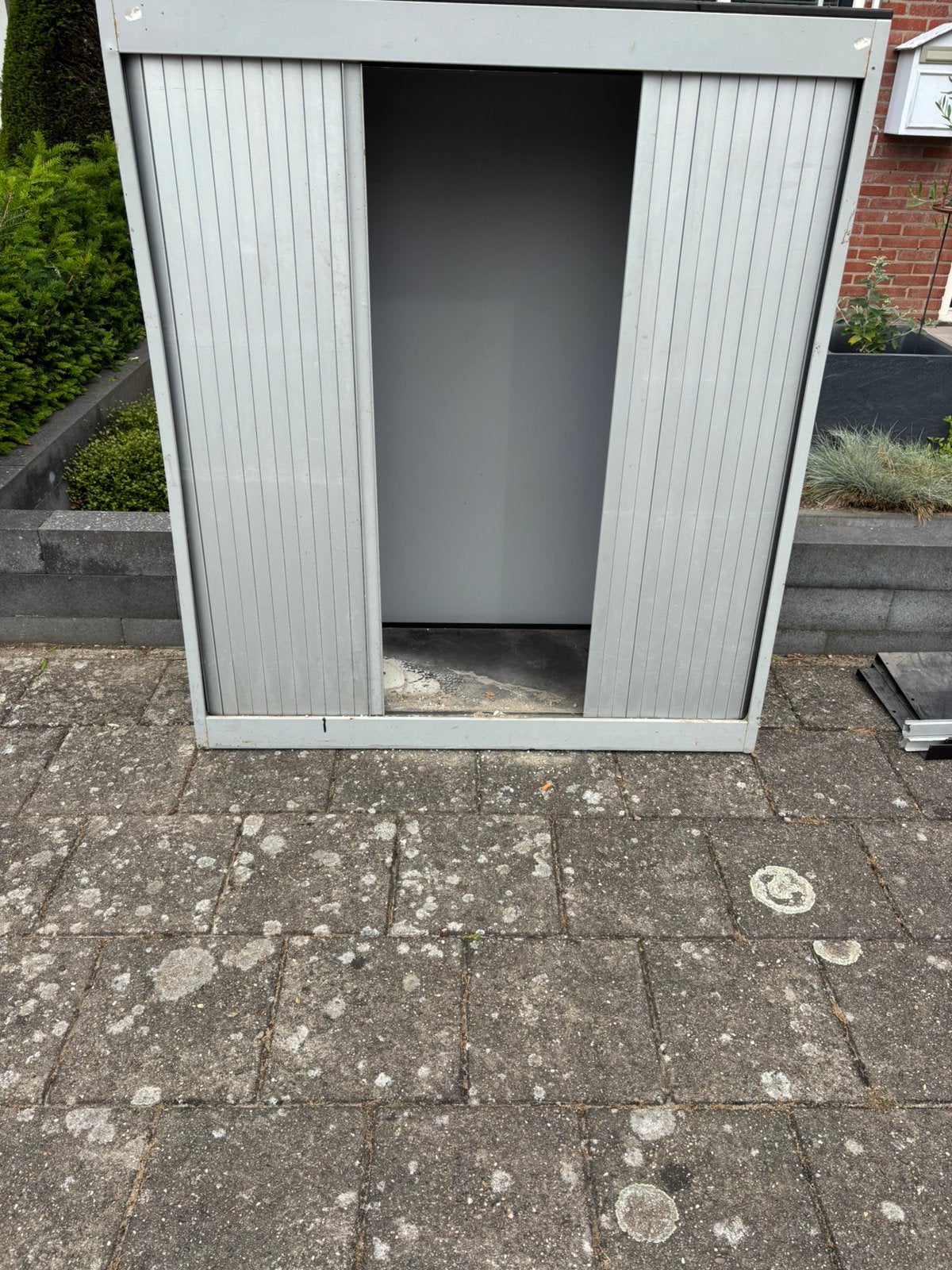 Kast handig voor in de schuur met 3 schappen., Ophalen of Verzenden, Kunststof, Overige typen