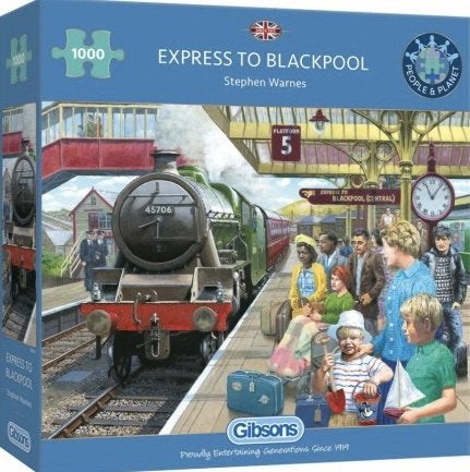 Gibsons - Express to Blackpool - 1000 stukjes, Ophalen of Verzenden, 500 t/m 1500 stukjes, Nieuw, Legpuzzel