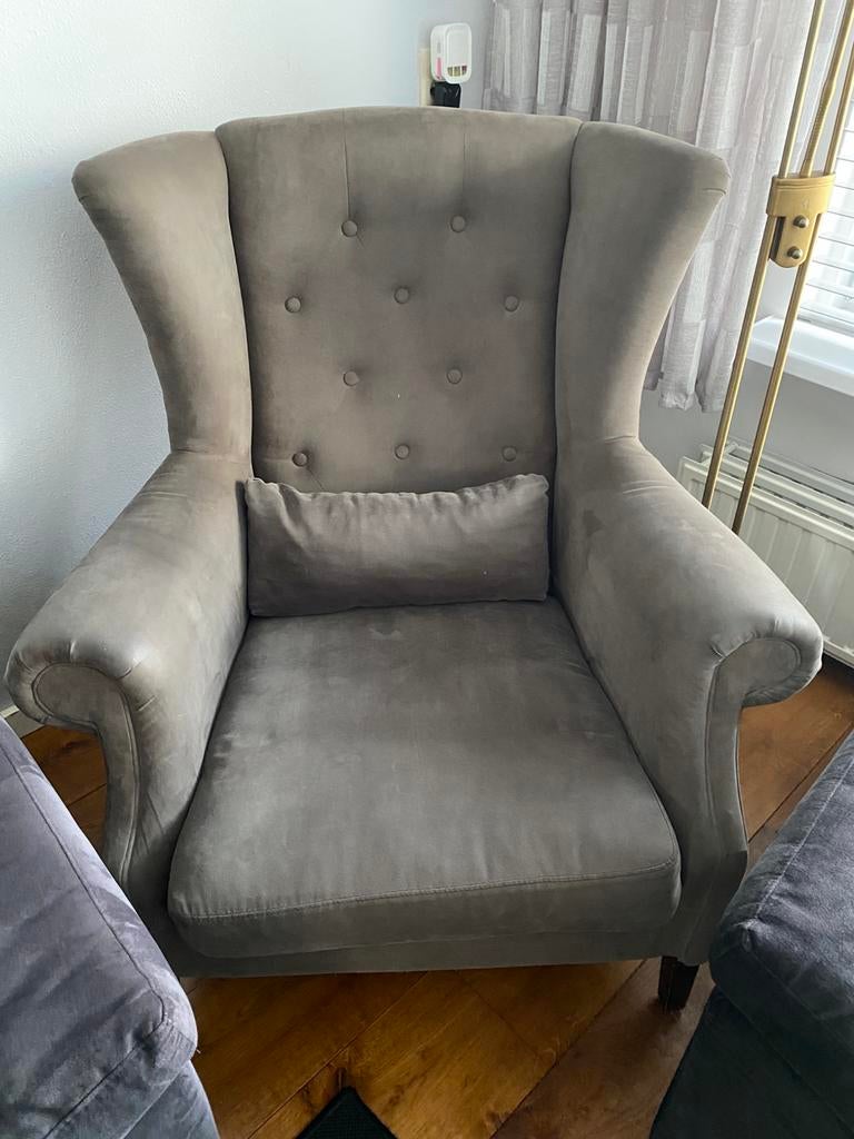 Rofrahome fauteuil met bijpassende poef, Huis en Inrichting, Fauteuils, Ophalen