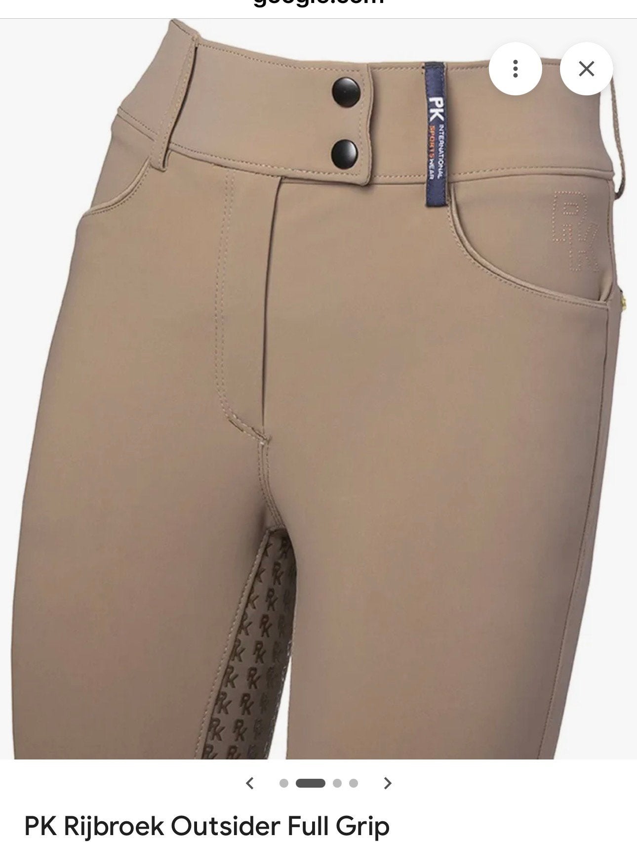 PK beige rijbroek maat 38, Ophalen of Verzenden, Zo goed als nieuw, Dressuur, Onderkleding