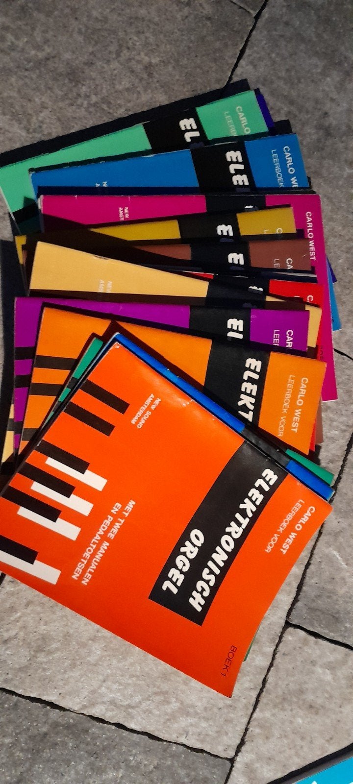 Elektronisch Orgel Leerboeken Carlo West (diverse delen), Gelezen, Ophalen of Verzenden, Carlo West, Alpha