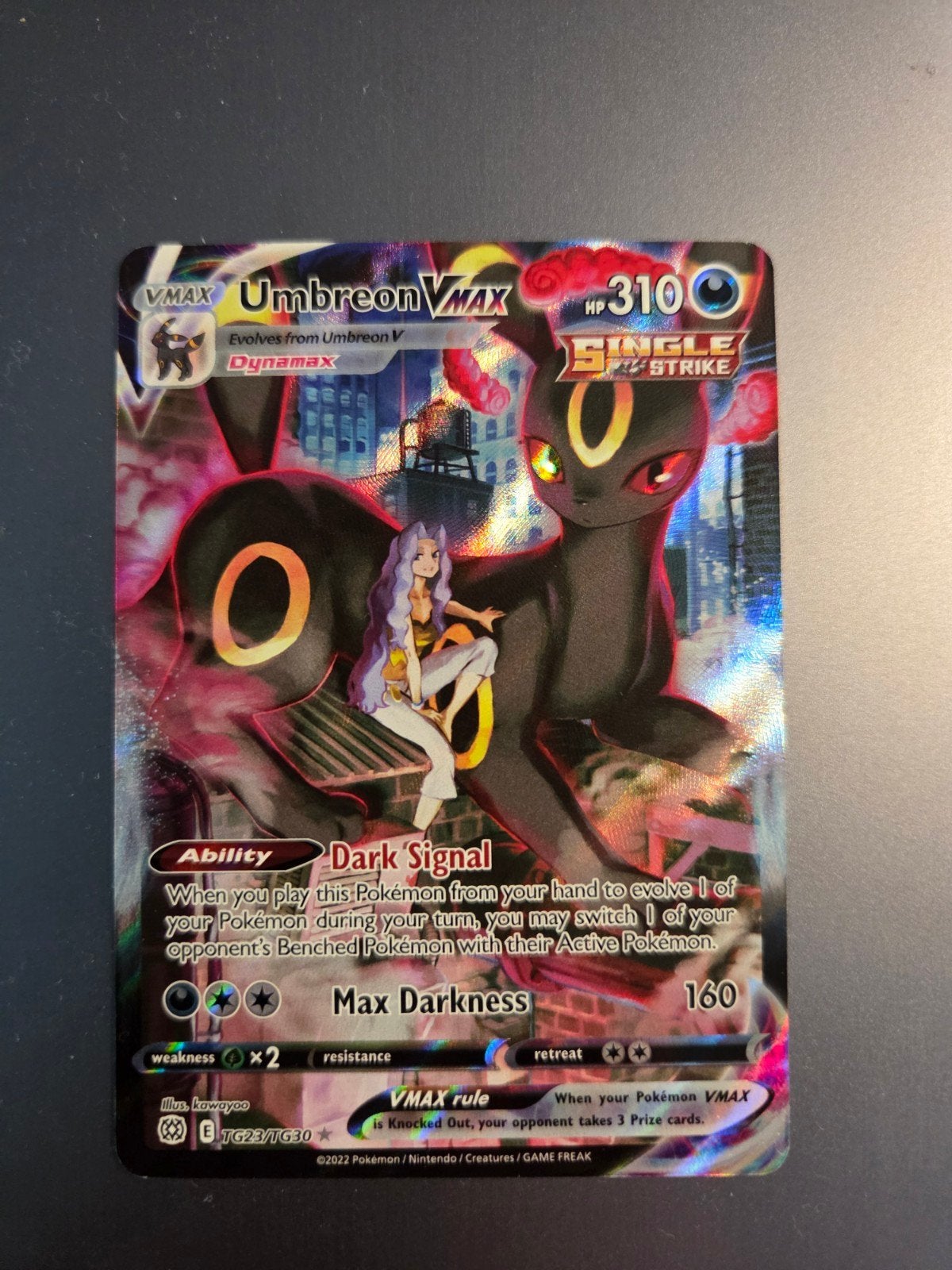 Pokemon Umbreon vmax tg23, Ophalen of Verzenden, Zo goed als nieuw