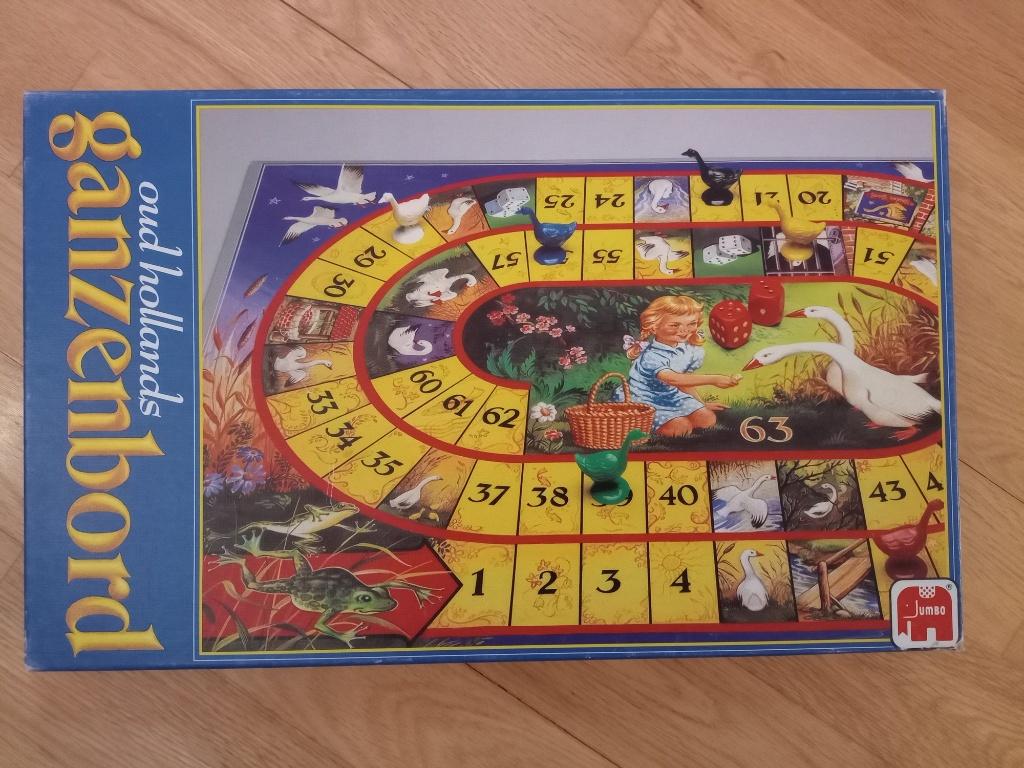 Oudhollands Ganzenbord, Vijf spelers of meer, Ophalen of Verzenden, Gebruikt, Jumbo