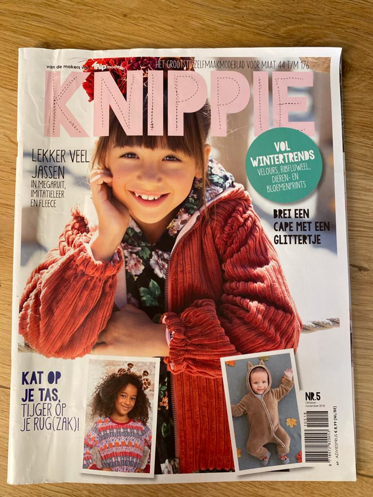 Knippie 5 2018 - Patronen voor Kinderkleding, Hobby en Vrije tijd, Kledingpatronen, Kind, Knippie, Ophalen of Verzenden, Overige typen