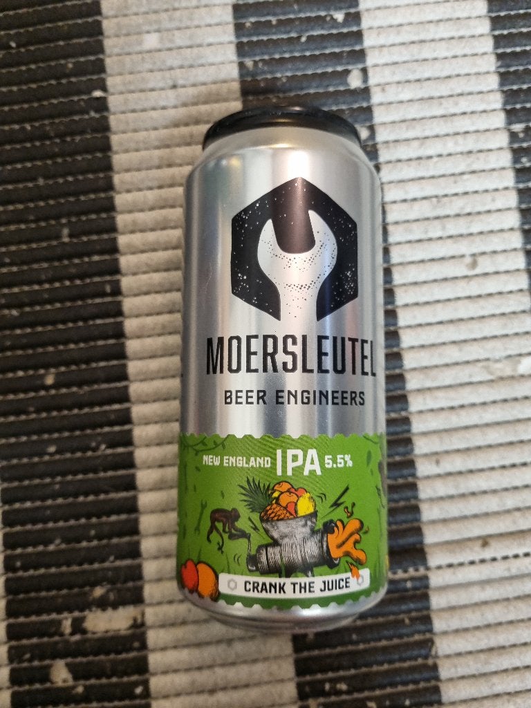 1x Crank the Juice van Moersleutel (5,5%), Verzamelen, Ophalen of Verzenden, Nieuw, Flesje(s), Overige merken