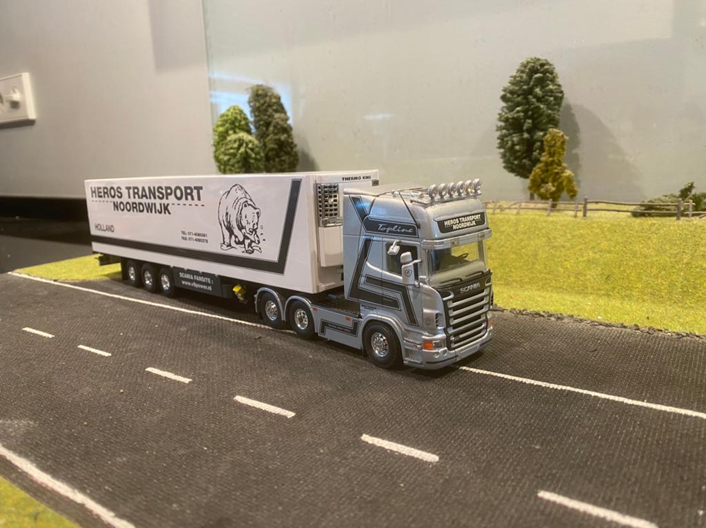 Scania R met koeloplegger van Heros, Ophalen of Verzenden, Zo goed als nieuw, Bus of Vrachtwagen, Tekno