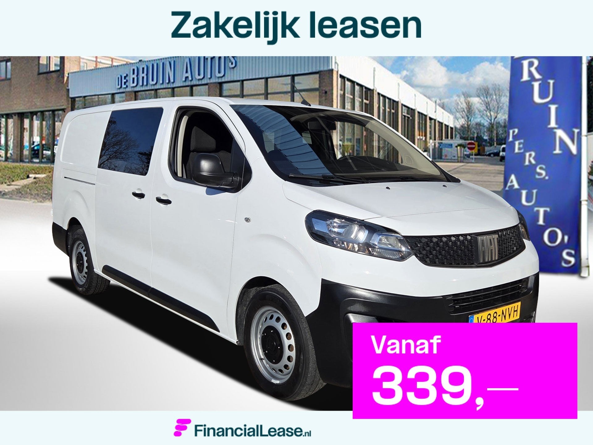 Peugeot Expert /Fiat Scudo MultiJet DC 6-Persoons Navi A.cam, Voorwielaandrijving, 145 pk, Stof, Gebruikt