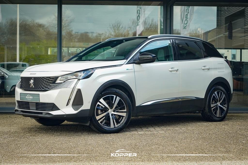 Peugeot 3008 1.6 HYbrid4 300 GT / Dode Hoek / Zwart Dak / Pa, Auto's, Peugeot, Bedrijf, Te koop, 4x4, ABS, Achteruitrijcamera