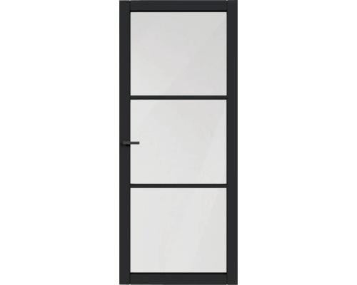 Pertura zwarte binnendeur Hornbach, Doe-het-zelf en Verbouw, Deuren en Horren, Ophalen, Gebruikt, 80 tot 100 cm, 215 cm of meer