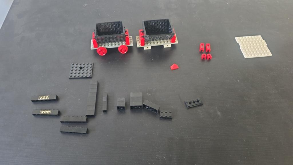 Onderdelen LEGO 722-2 12V Elektrische Trein met 2 Kippwagens, Kinderen en Baby's, Speelgoed | Duplo en Lego, Ophalen of Verzenden