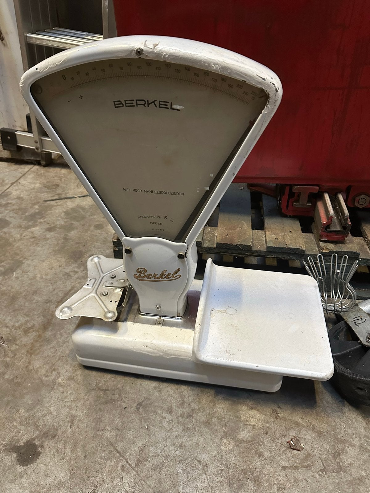 Vintage Berkel Weegschaal - Decoratief Item, Ophalen