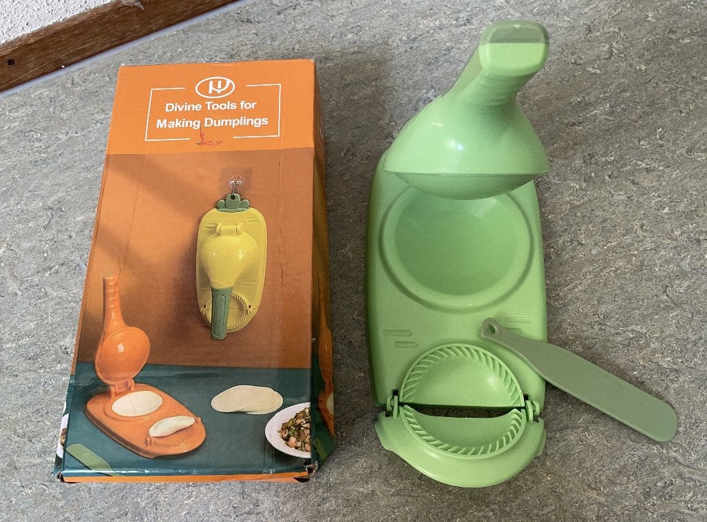 Dumpling maker emapanda's noedels ravioli, Kunststof, Ophalen of Verzenden, Zo goed als nieuw, Overige merken