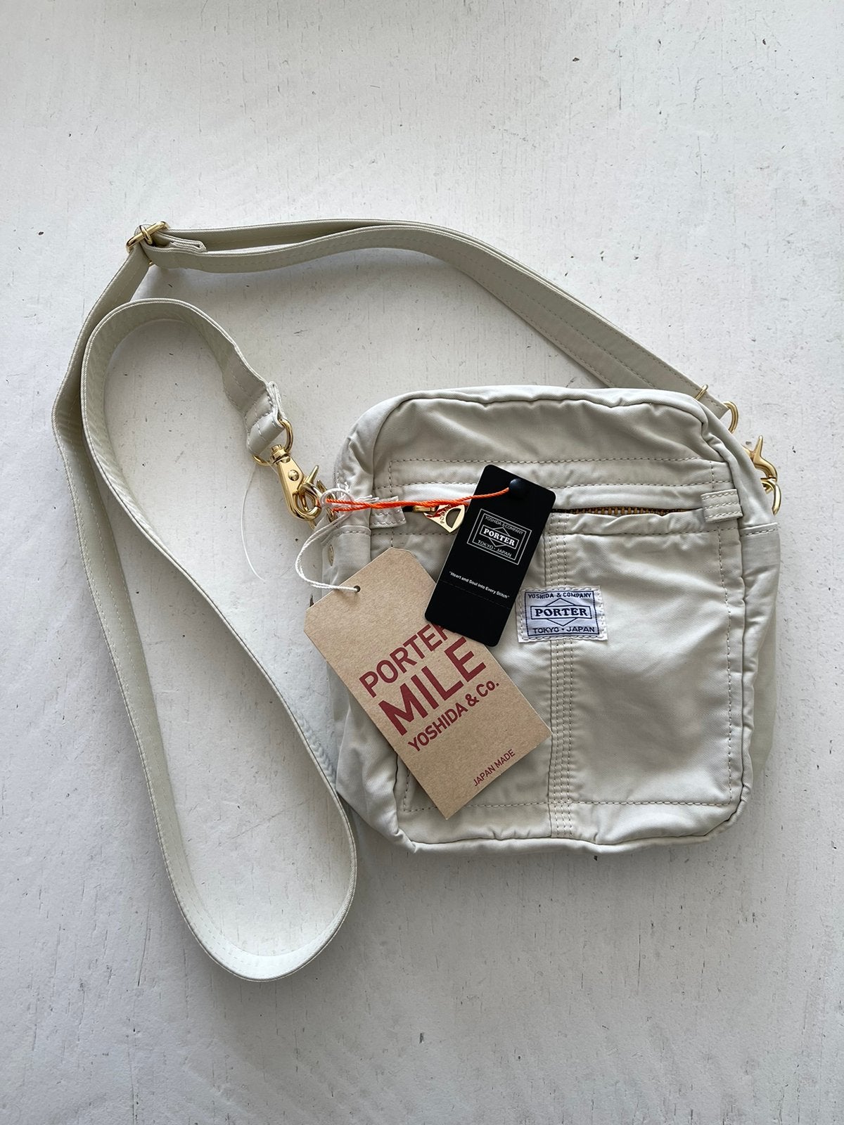 Porter Yoshida Mile Bag orslow rrl visvim the real mccoy's, Ophalen of Verzenden, Nieuw, Wit, Overige merken