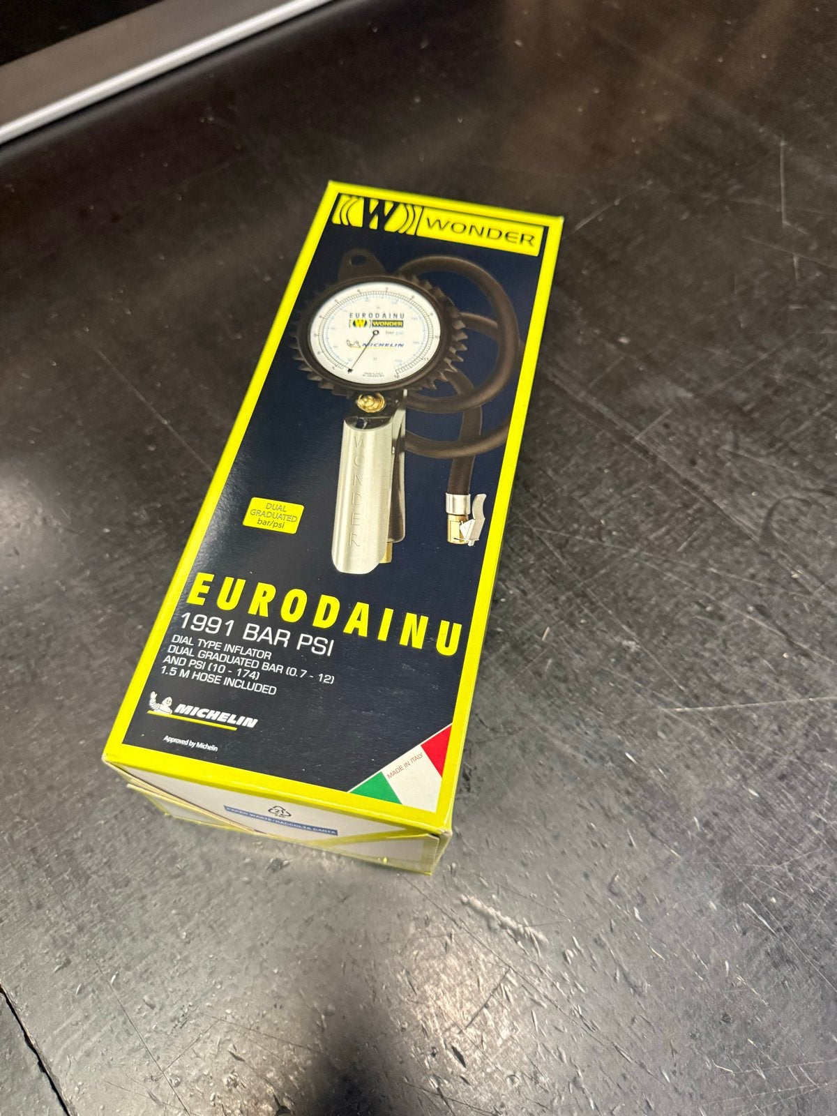 Wonder Eurodainu 1991 Bar PSI Bandenspanningsmeter, Info@tlntrading.com, Nieuw, Ophalen of Verzenden, TLN TRADING
