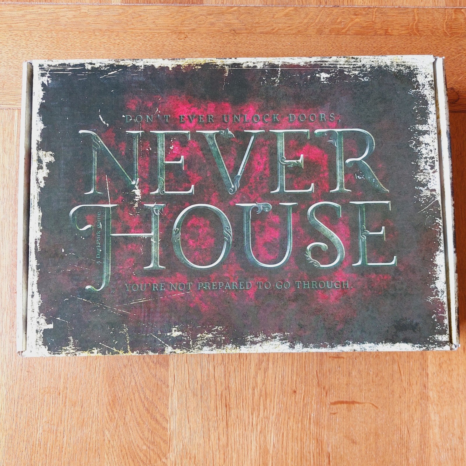 Never House - DarkPark Games (refill kit nodig), Een of twee spelers, Ophalen of Verzenden, Gebruikt, Darkpark games