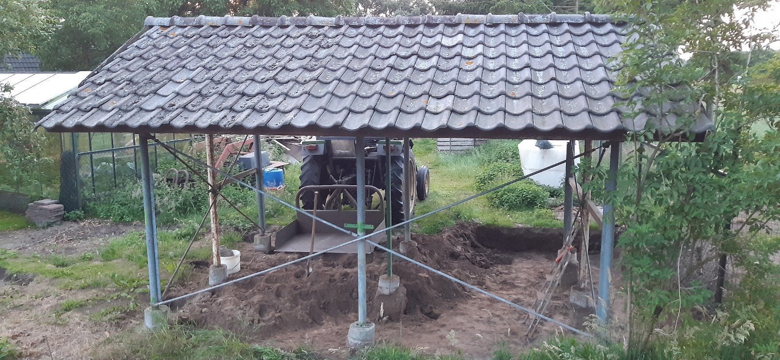 Overkapping    afdak, Ophalen, Veranda