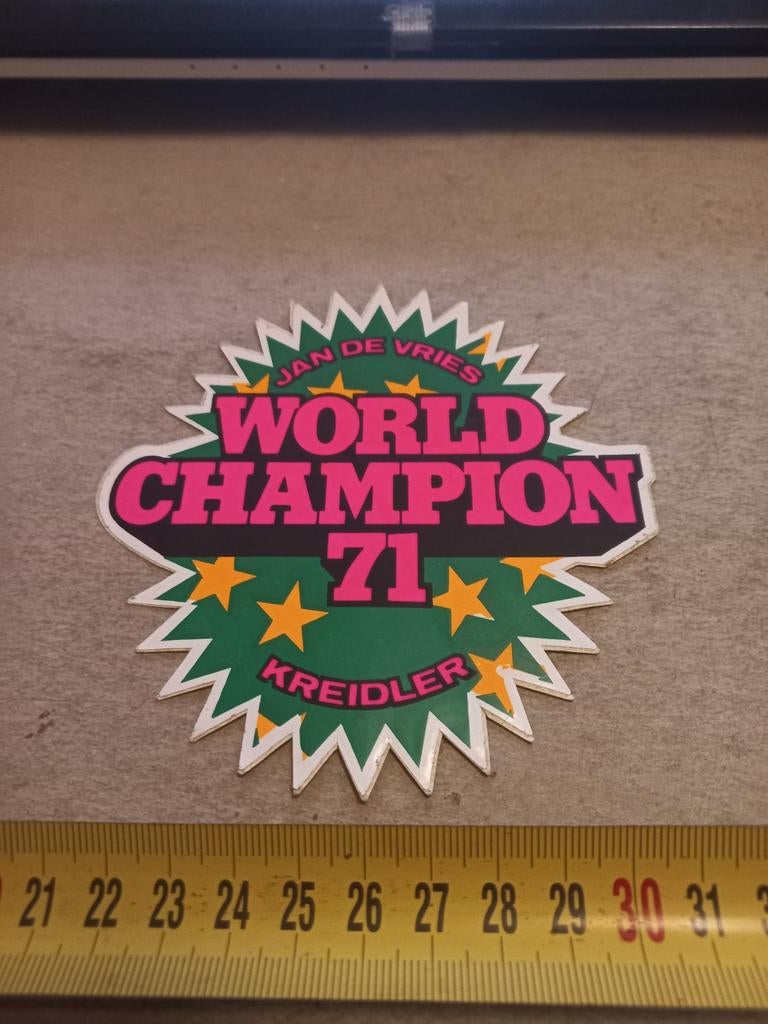 World champion 71 kreidler, Ophalen of Verzenden, Zo goed als nieuw