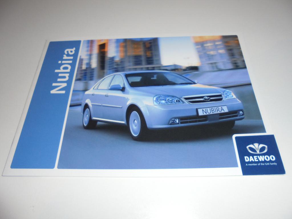 brochure Daewoo Nubira  2005, Ophalen of Verzenden, Nieuw, Overige merken