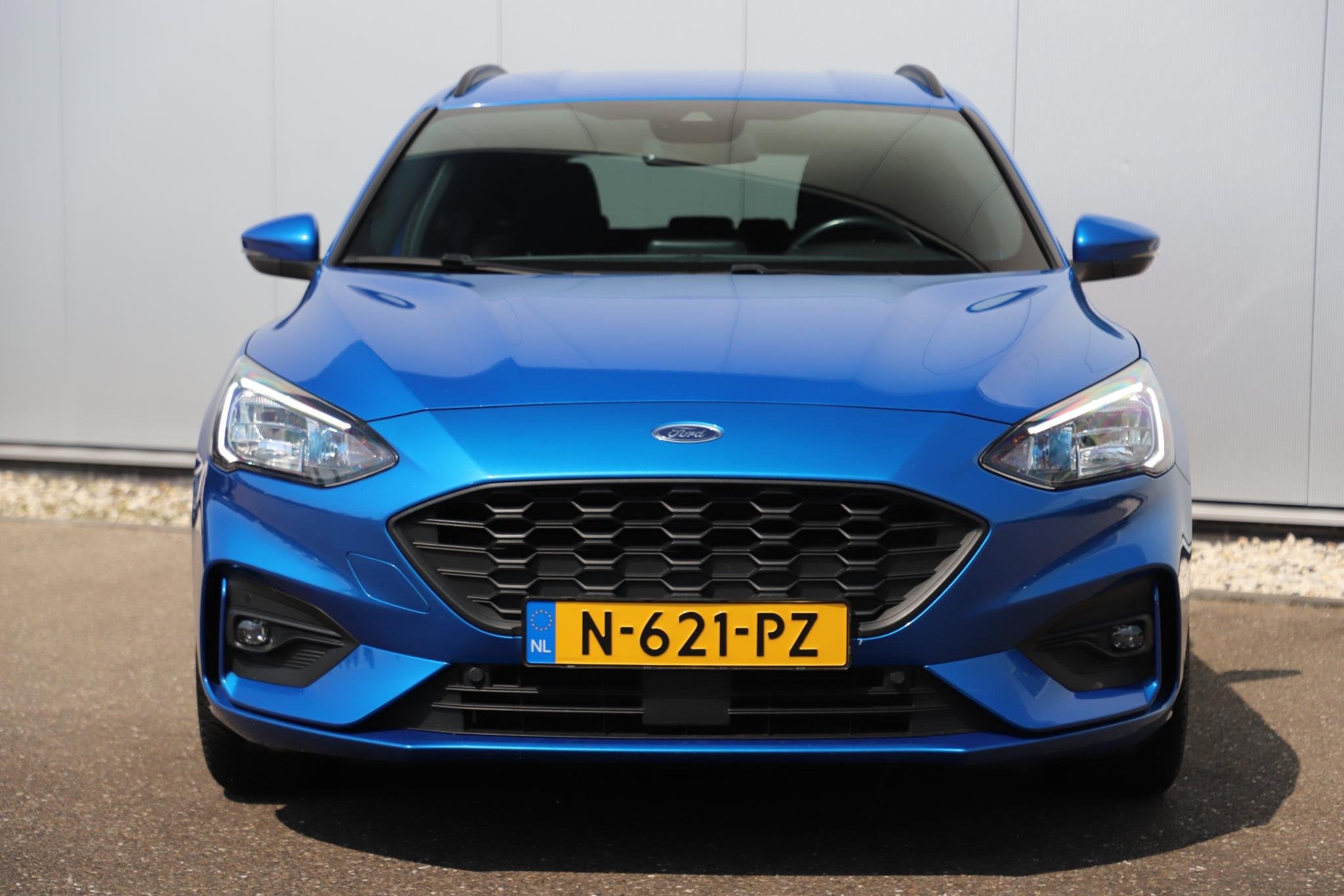 Ford Focus Wagon 1.0 EcoBoost Hybrid ST Line Business Trekha, Auto's, Euro 6, Met garantie (alle), Blauw, Origineel Nederlands