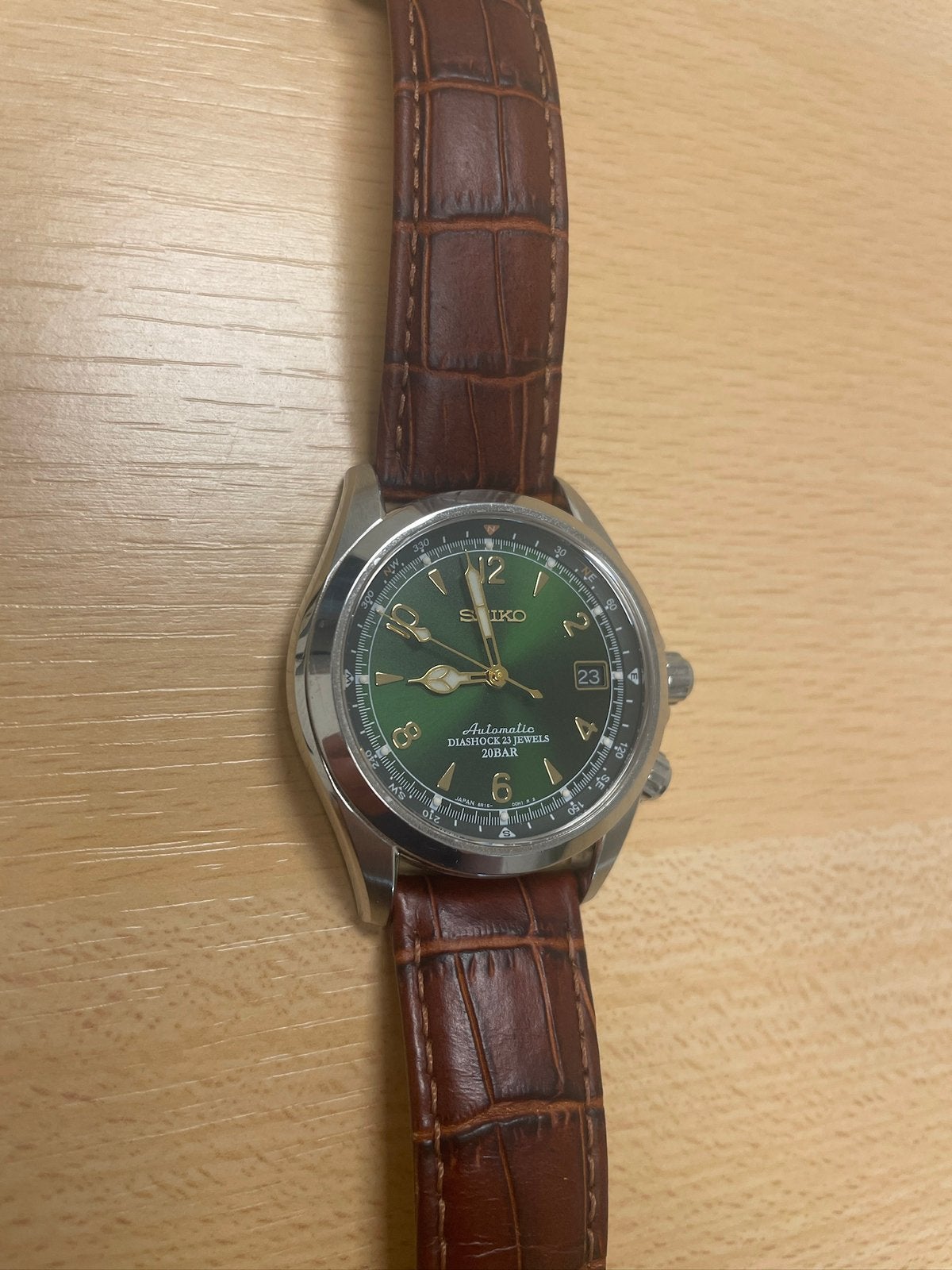 Seiko Alpinist SARB017 JDM, Ophalen of Verzenden, Zo goed als nieuw, Staal, Seiko