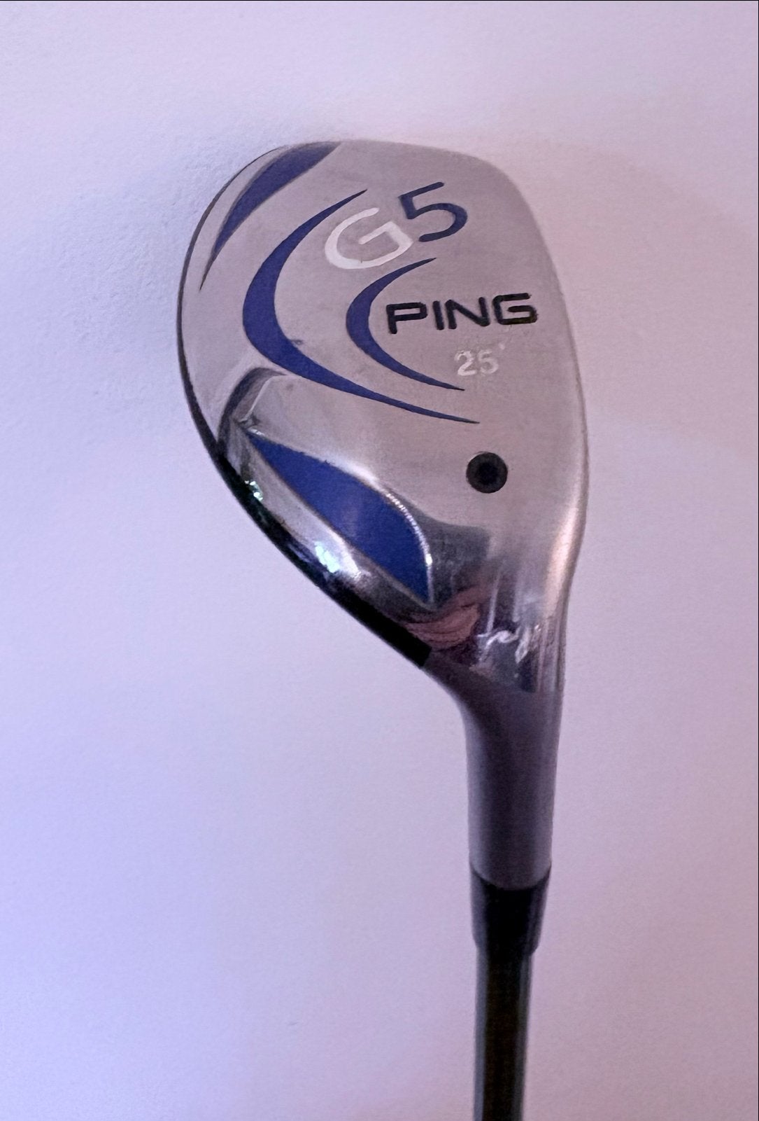 Ping G5 25grad Hybrid - Stiff Flex, Sport en Fitness, Ophalen of Verzenden, Gebruikt, Club, Ping
