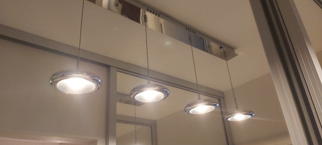 GAMMA Hanglamp Amber (LED), UFO, Overige fittingen, Ophalen of Verzenden, Zo goed als nieuw