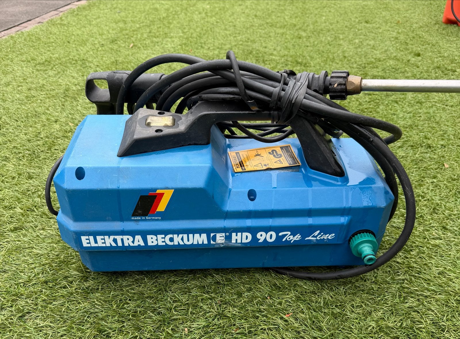 Elektrische hogedrukreiniger Elektra Beckum HD 90 Top Line, Tuin en Terras, Ophalen, Gebruikt, Elektrisch