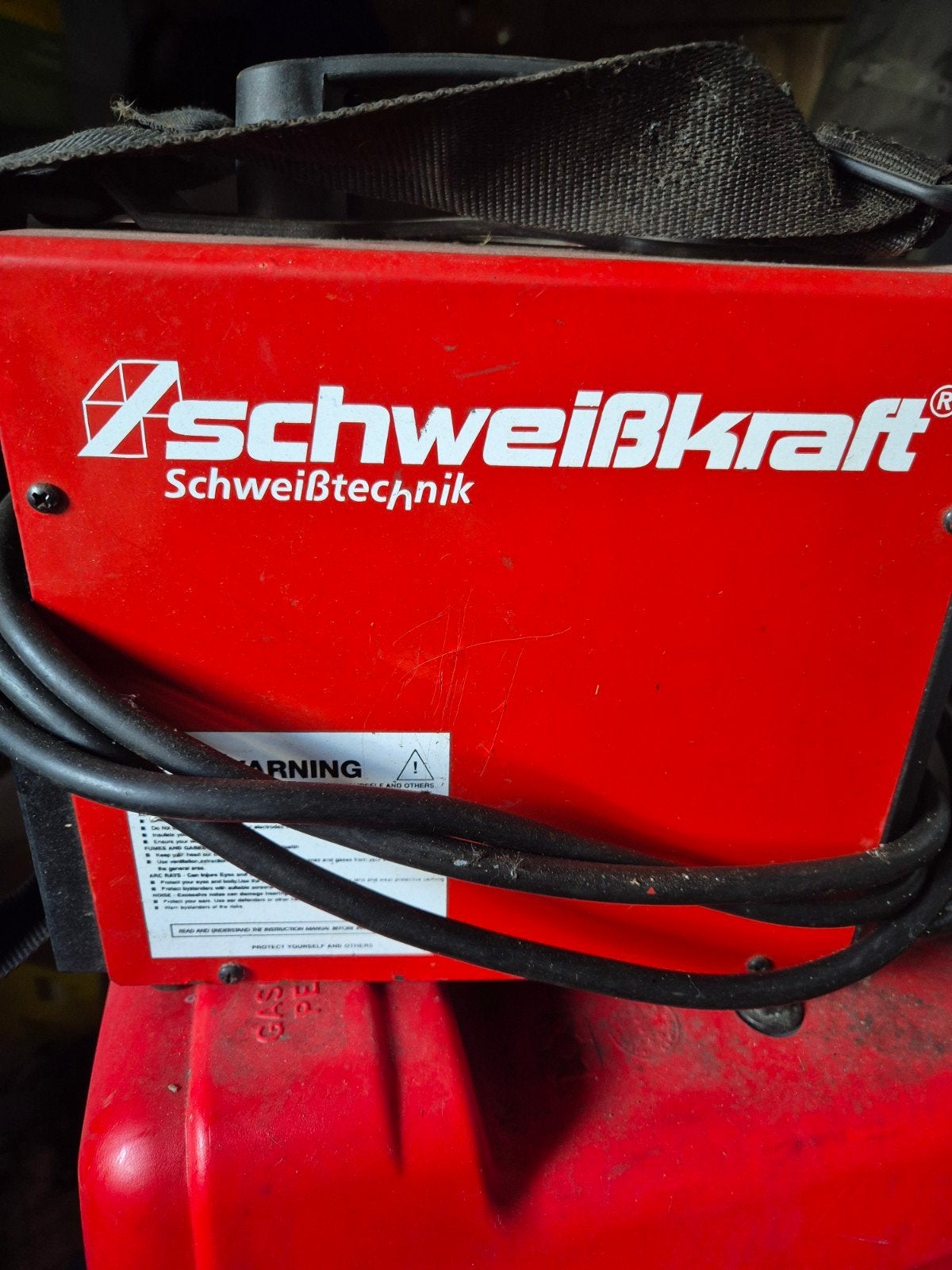 Schweißkraft EASY-STICK 185 Inverter Lasapparaat, Ophalen of Verzenden, Gebruikt, 150 tot 250 ampère, Inverter
