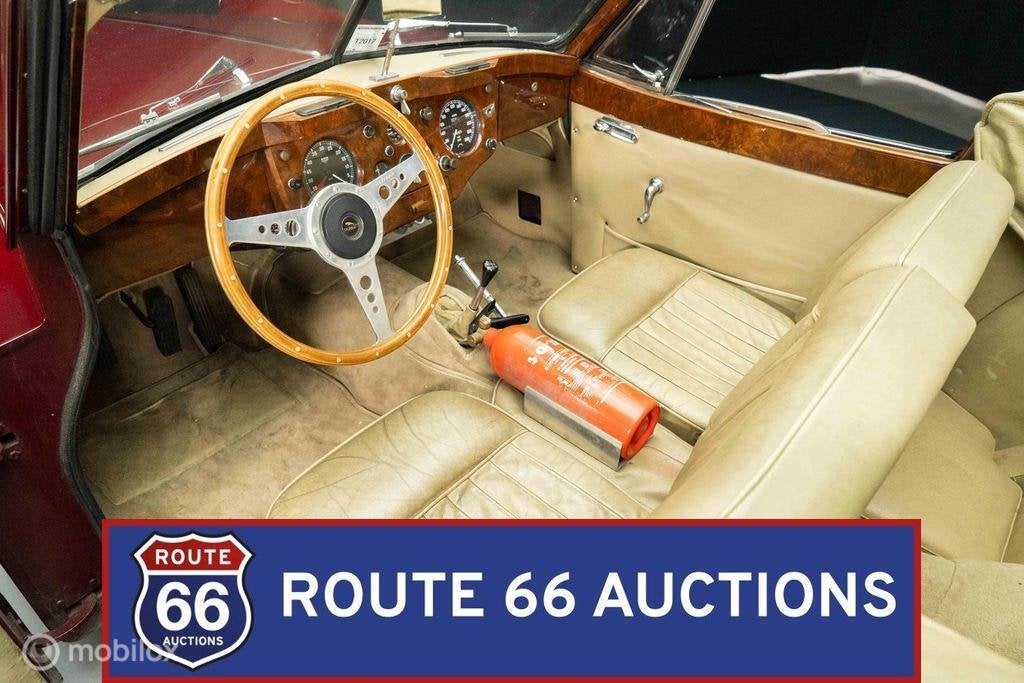 Jaguar XK140 DHC SE | 1956 | Route 66 Auctions, Auto's, Overige carrosserieën, Zwart, Bedrijf, Handgeschakeld