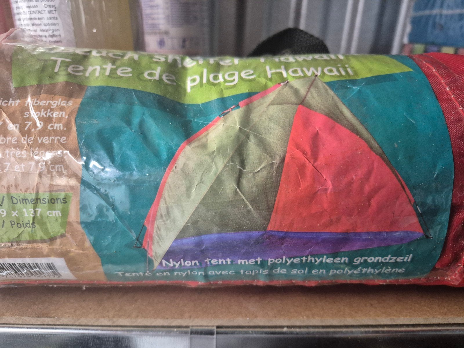 Lichtgewicht strandtent Hawaii - Nieuw in verpakking, Ophalen of Verzenden