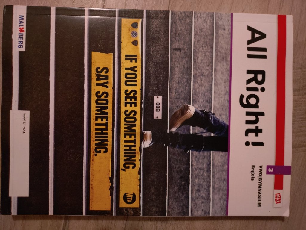 ENGELS OF COURSE HAVO-VWO-GYM - 3 VWO, Boeken, Verzenden, Gelezen, VWO, Engels