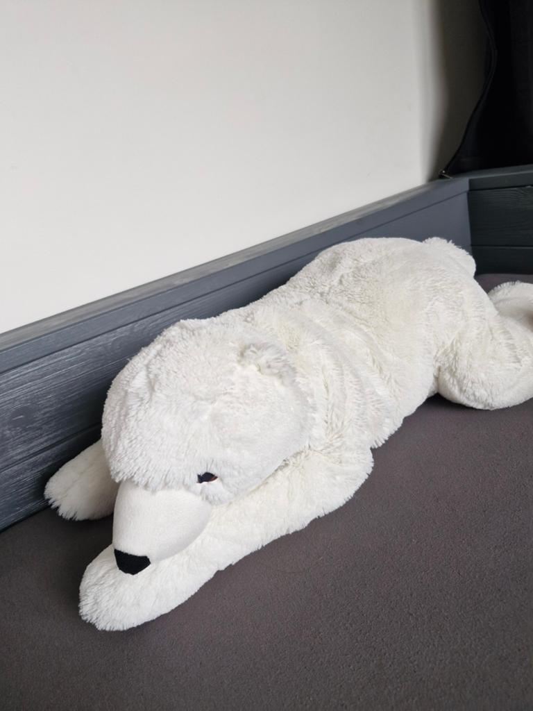 Grote pluche ijsbeer, Kinderen en Baby's, Speelgoed | Knuffels en Pluche, Ophalen of Verzenden, Overige typen