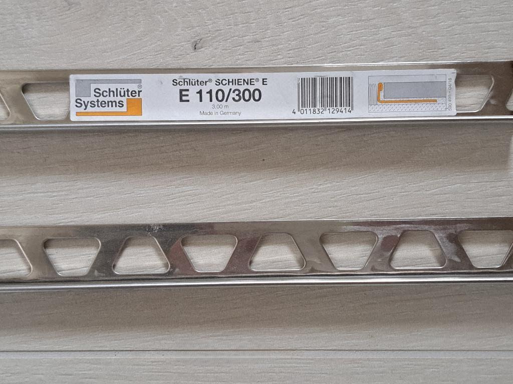 Schlüter Schiene E tegelprofiel rvs 11 mm, Doe-het-zelf en Verbouw, Tegels, Ophalen, Overige typen, Nieuw, Minder dan 20 cm