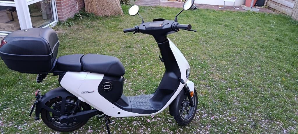 Super Soco CUX Elektrische Scooter - Wit,, Ophalen, Gebruikt, Super Soco, Elektrisch