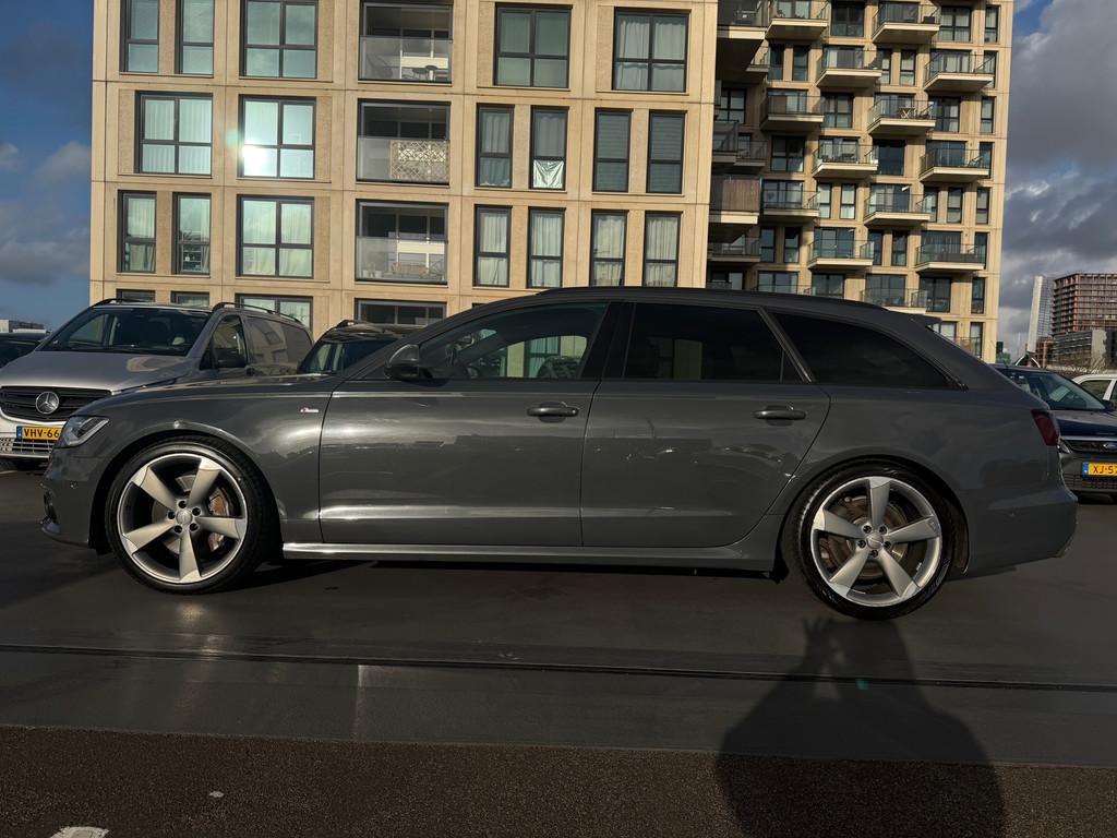Audi A6 Avant 3.0 TFSI quattro Pro Line S Bomvol Optie Pano, Auto's, Audi, Automaat, Euro 5, Gebruikt, Zwart