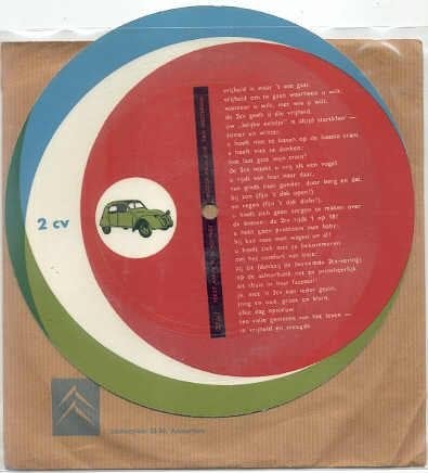 2CV4- Het Lelijke Eendje A.M.G. Schmidt, Verzenden, 7 inch, Zo goed als nieuw, Fotohoes