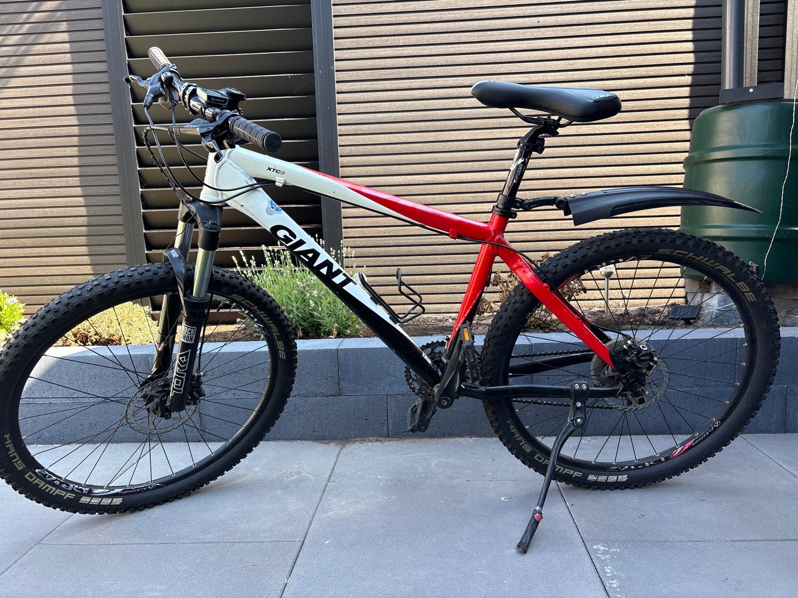 Giant XTC Mountainbike - Wit/Rood/Zwart, Fietsen en Brommers, Fietsen | Mountainbikes en ATB, Ophalen, Gebruikt, Hardtail, Heren