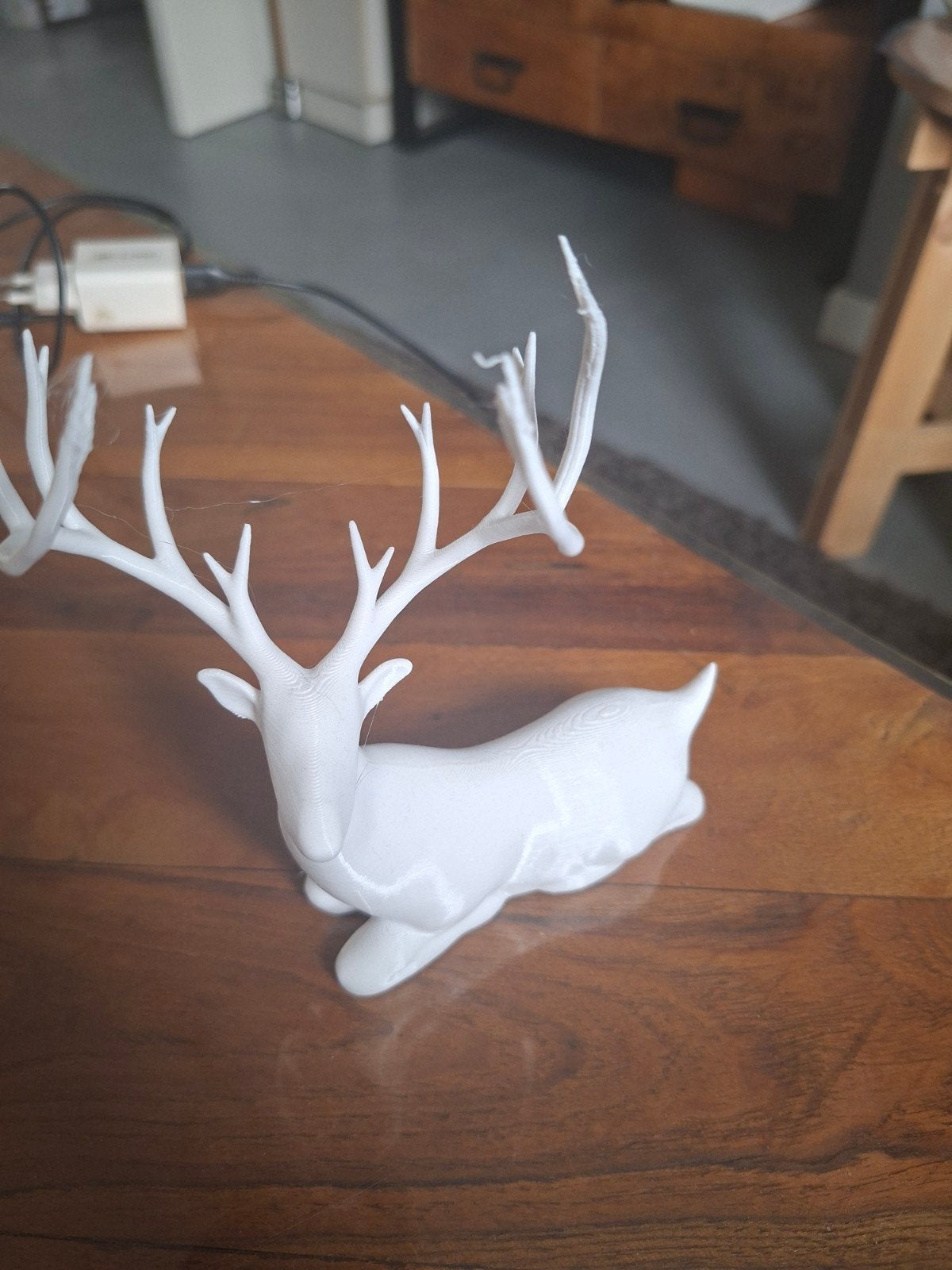 3d geprinte hert, Ophalen