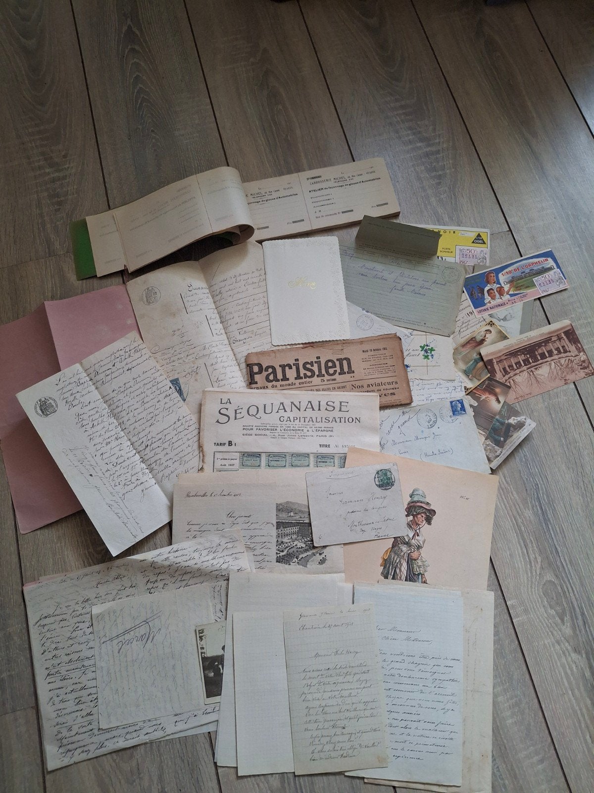Collectie historische Franse documenten en efemera (1), Ophalen of Verzenden