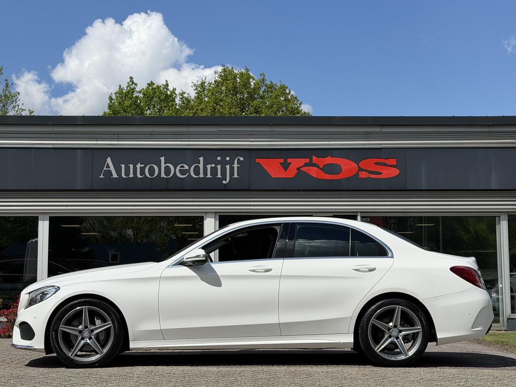 Mercedes-Benz C-Klasse 160 AMG Sport Edition | Navi | 360 ca, Achterwielaandrijving, Gebruikt, 4 cilinders, Met garantie (alle)