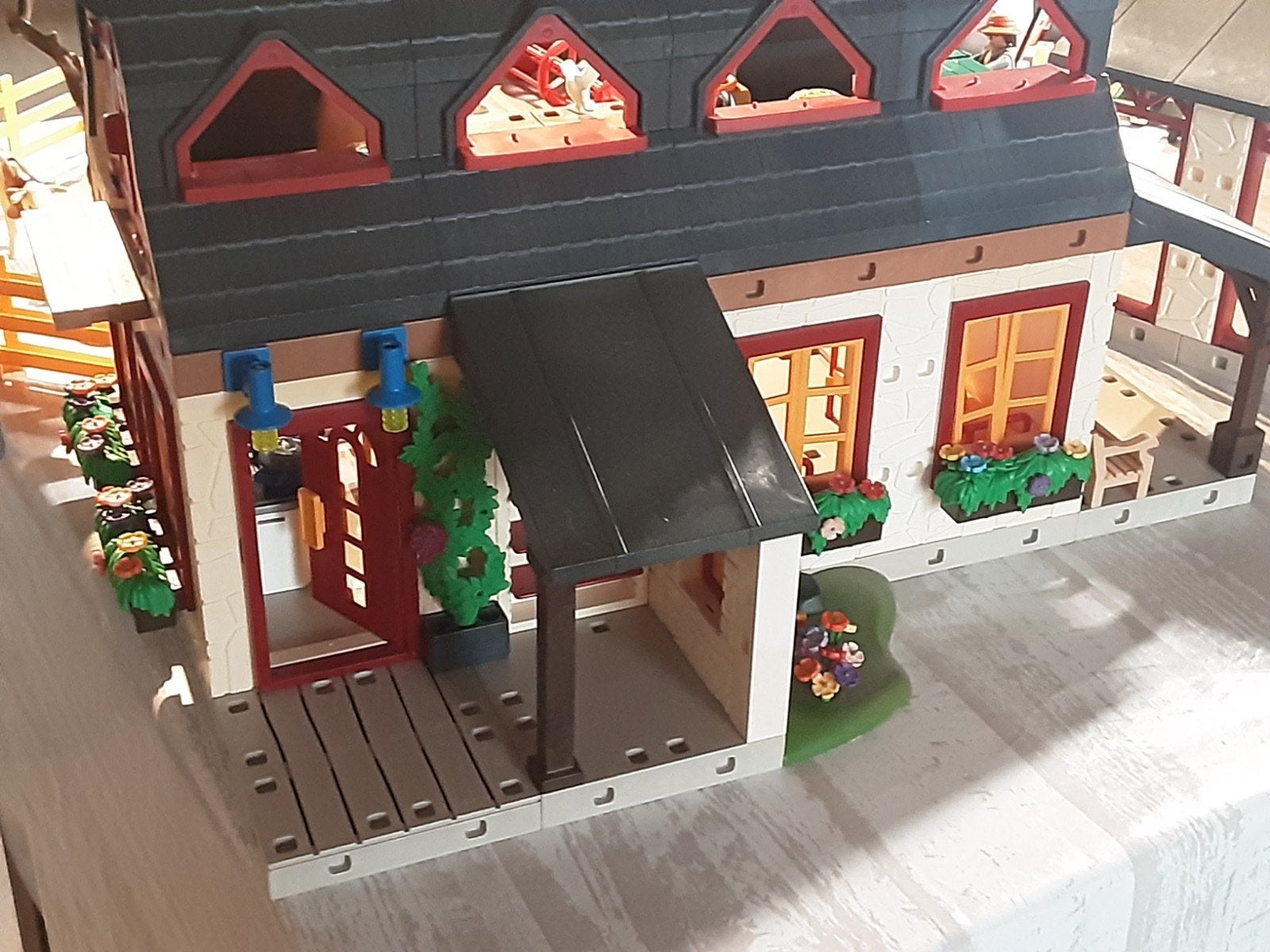 4055 grote boerderij met loods, Gebouw, Complete set, Ophalen of Verzenden, Zo goed als nieuw