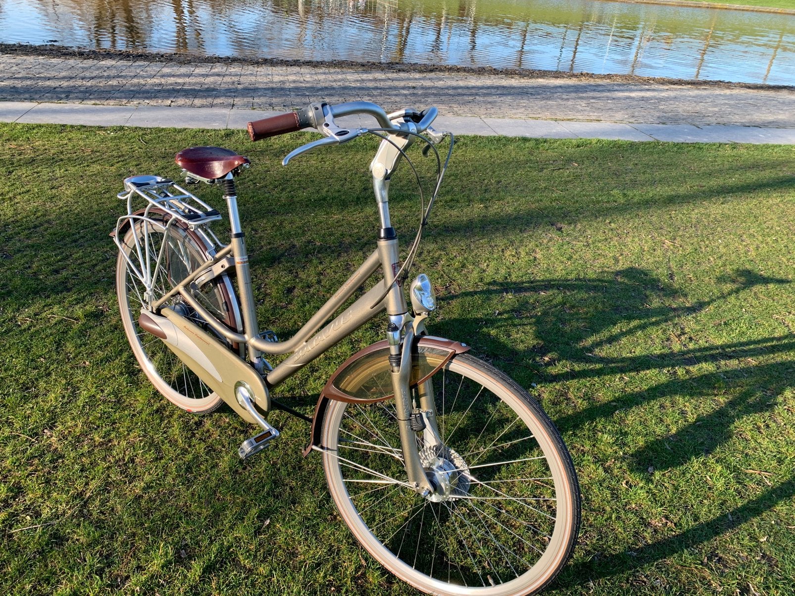 Dames Batavus Centennial Framehoogte 48cm met Brooks Zadel, 47 tot 50 cm, Ophalen, Zo goed als nieuw, Batavus