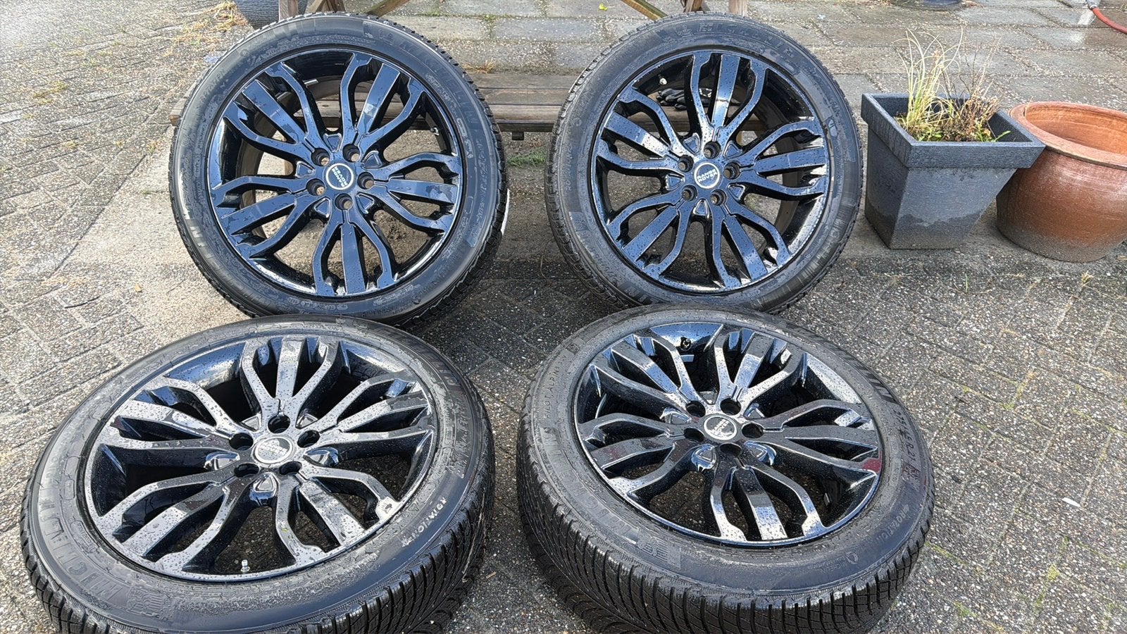 Range rover winterset 275/45-21 michelin alpin banden nieuw, Auto-onderdelen, Banden en Velgen, Ophalen, Gebruikt, 275 mm, Banden en Velgen